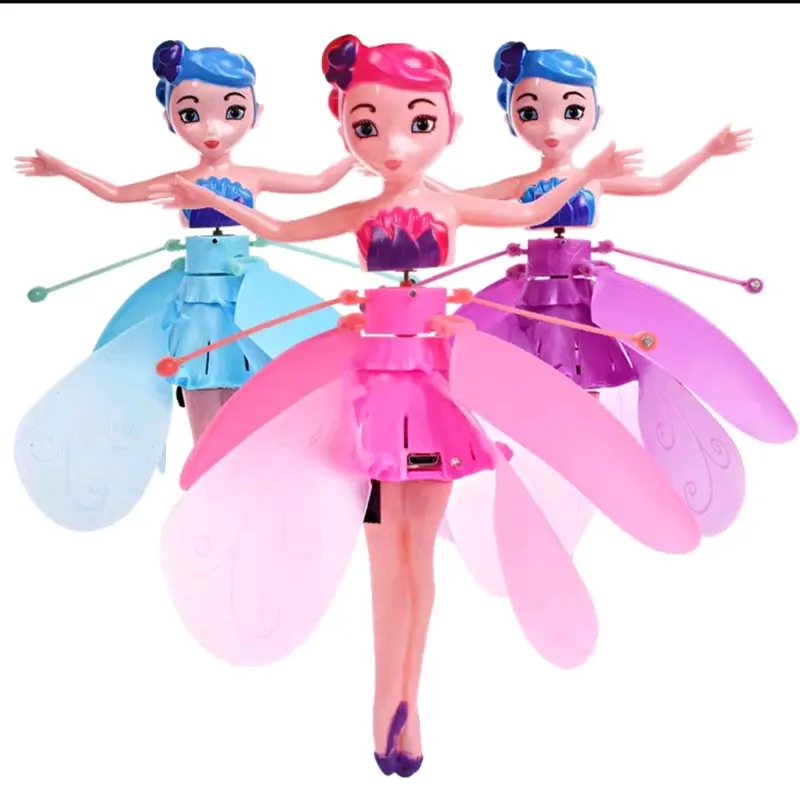 Búp Bê Bay Cảm Biến Phát Sáng , Đồ Chơi Bay Cảm Biến Phát Sáng Có Dây Sạc Toy 7