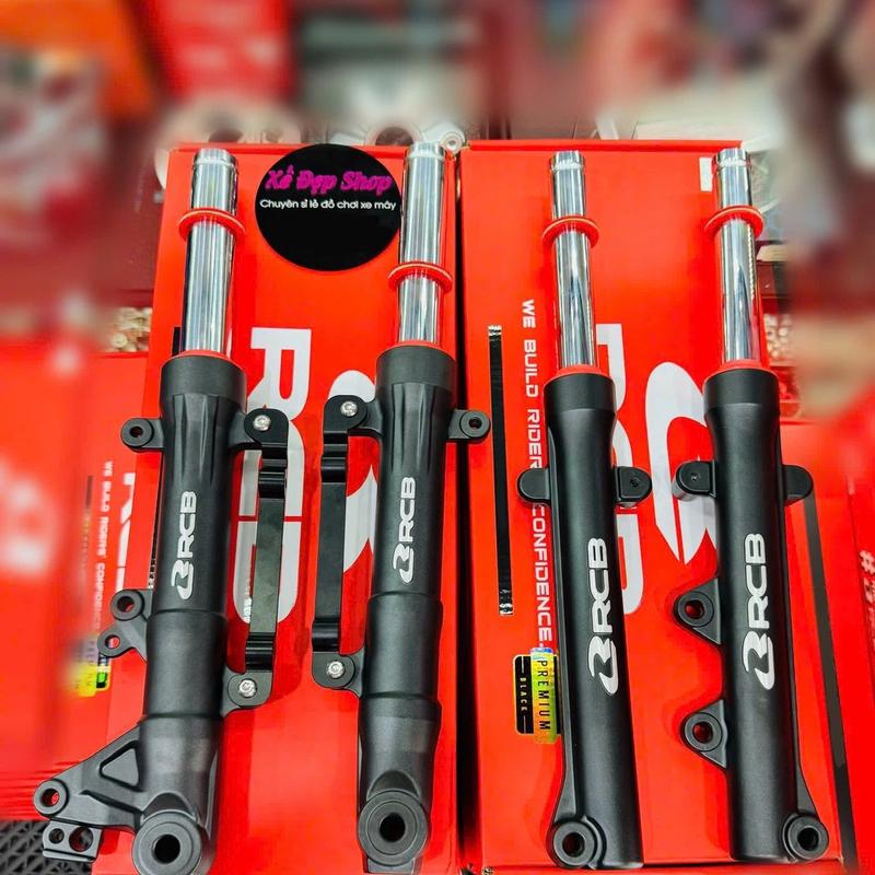 Phuộc trước RCB gắn Ex150 Winner WinnerX Ex2010 - ty bạc - êm ái - bảo hành 12 tháng chính hãng - thay thế nhún trước Phụ Tùng Phụ Kiện