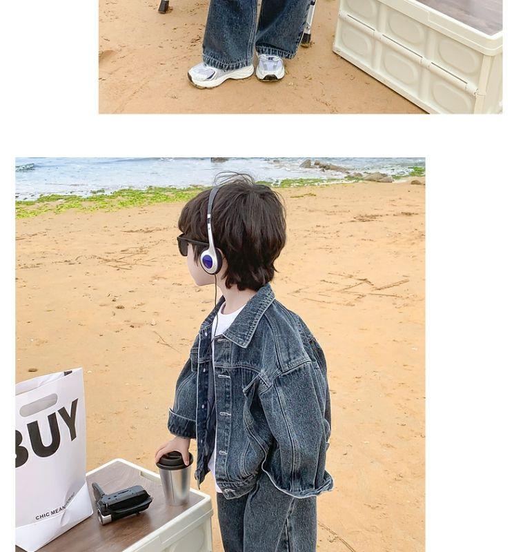 Product Introduction of Bộ Đồ Denim, Cho Bé Trai, Bộ Sưu Tập Mùa Thu 2023 Mới, Đẹp Trai Và Thời Trang, Áo Đẹp Kinh SúC Quần Ống Rộng, Bộ Đồ Hai Mảnh, Thích Hợp Cho Trẻ Em, Thời Trang 20