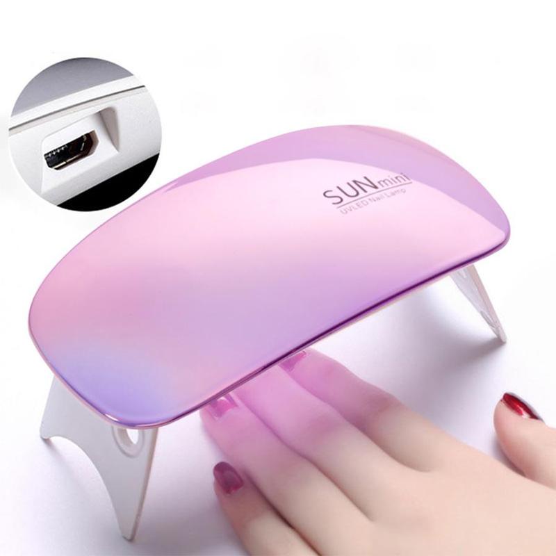 Portable Mini UV LED Nail Lamp, USB Rechargeable Foldable Nail Dryer Lamp, Professional Nail Art Tool for Home & Nail Salon Use 5