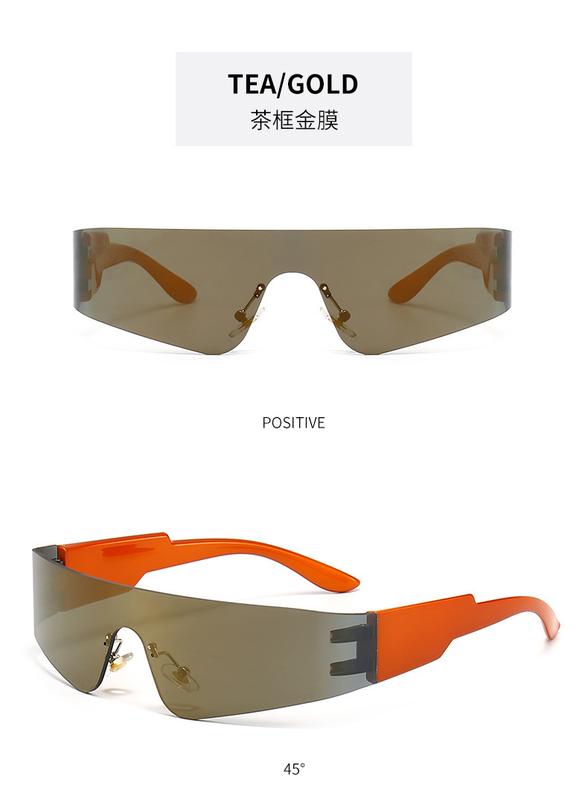 Product Introduction of Kính Râm Ngoài Trời Chống Gió, Phong Cách Instagram Nóng Bỏng Trên Internet Châu Âu Và Mỹ Mới, Kính Râm Che Nắng, Thời Trang, Cá Tính Hợp Xu hướng Xu Hướng Kính Râm Y2g 10