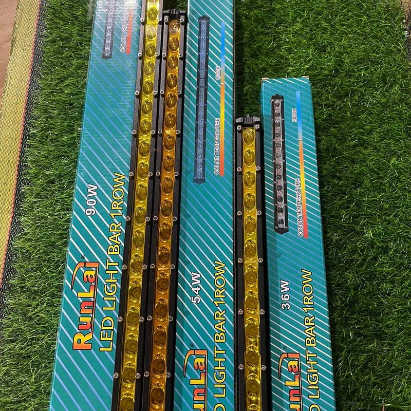 Đèn led runlai 1 hàng bóng (sáng vàng) 30cm, 50cm, 80cm dùng chung điện 12v/24v.