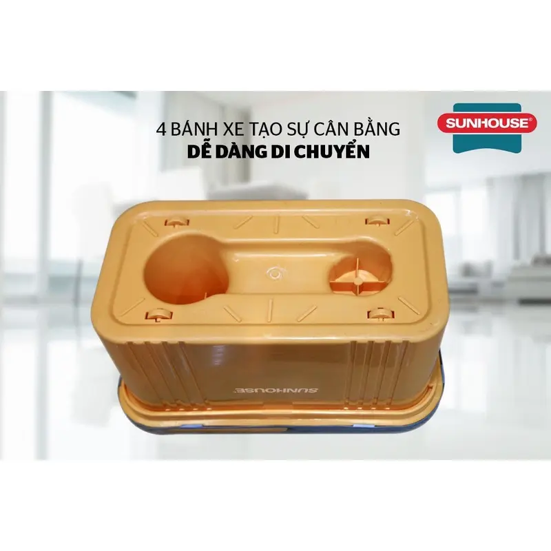 Bộ lau nhà xoay 360 độ SUNHOUSE KS-CL350PB 4