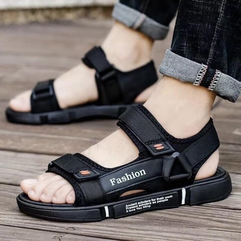 sandal nam, dép quai hậu nam, sandal học sinh đế mềm êm siêu bền, giày dép xăng…