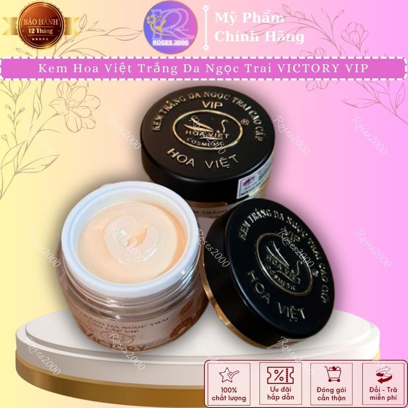 Kem Victory Hoa Việt Đen Vip - Dưỡng Trắng, Giảm Thâm & Sáng Da Cao Cấp