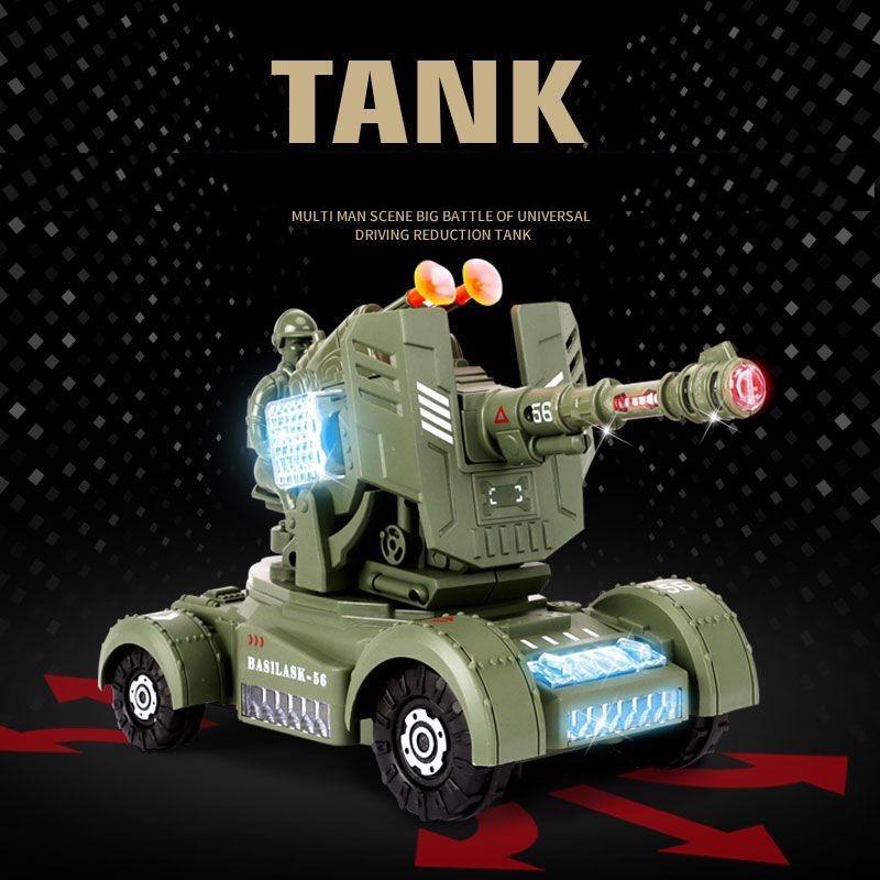 Product Introduction of BWH TOYS Children's toy car universal engineering vehicle military mortar car sound and light launch missile vehicle rocket launcher(11200079) 19
