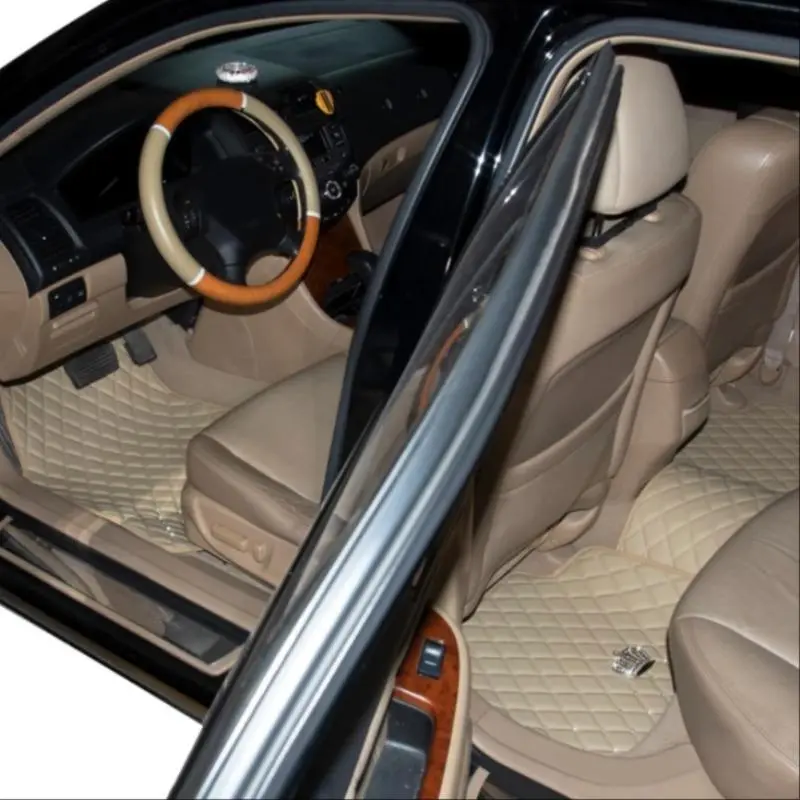 Rhinestone Crown Pattern Car Floor Mat, Universal Car Interior Decorative Floor Mat, Car Interior Accessories for SUV, Sedan, Truck 2