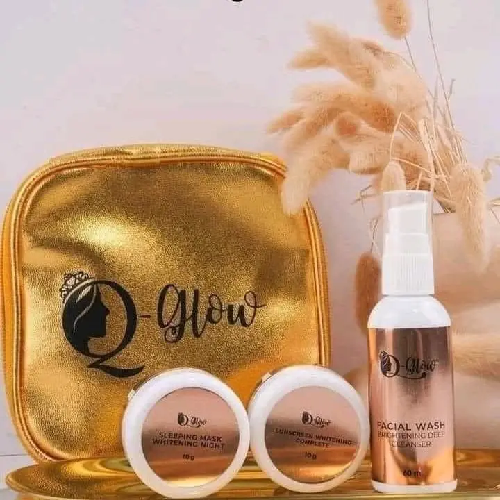 Q GLOW SKINCARE ORIGINAL BPOM PAKET Q-GLOW ISI 3 DAN 4 Mencerahkan 0
