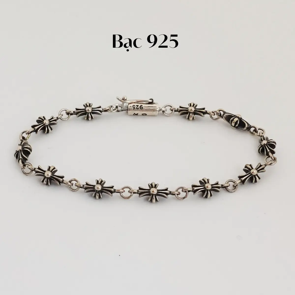 Vòng tay họa tiết thánh giá cao cấp phù hợp cả nam và nữ | Midas Jewelry | M56 Hoa Phụ Kiện