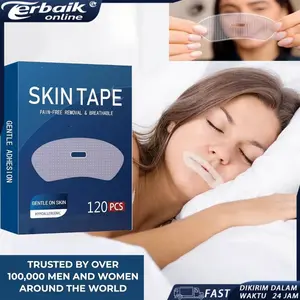 120Pcs Stiker Penutup Mulut Saat Tidur  Plester Penutup Mulut Anak Mouth Tape Anti Ngorok