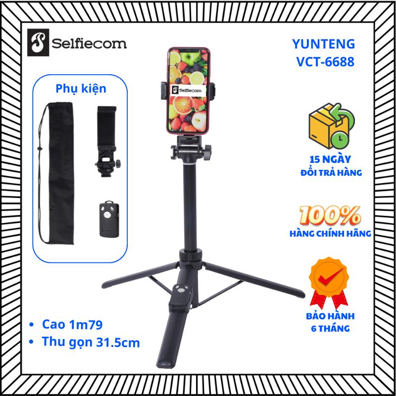 HCM Gậy chụp ảnh Selfie Yunteng VCT 6688 tích hợp 3 chân tripod dùng cho điện thoại và máy ảnh