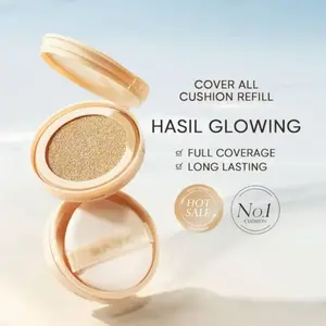 【Trending】𝐒𝐊𝐈𝐍𝐓𝐈𝐅𝐥𝐂 Refill Cover All Perfect Cushion 11ml BB Cream Kosmetik SPF 35 PA++++ Kusam Hitam Wajah Concealer 5X Ceramide Centella Hyaluronic Acid Hasil Glowing Full Coverage Long Lasting - Foundation Foundation【EXP:2028】