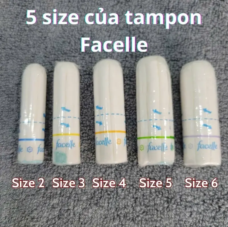 BVS Chống Tràn, Combo Tampon Facelle Size 4 + 5 Giọt, Dành Cho Những Ngày "Dâu" Nhiều Và Rất Nhiều Của Chị Em Phụ Nữ 4
