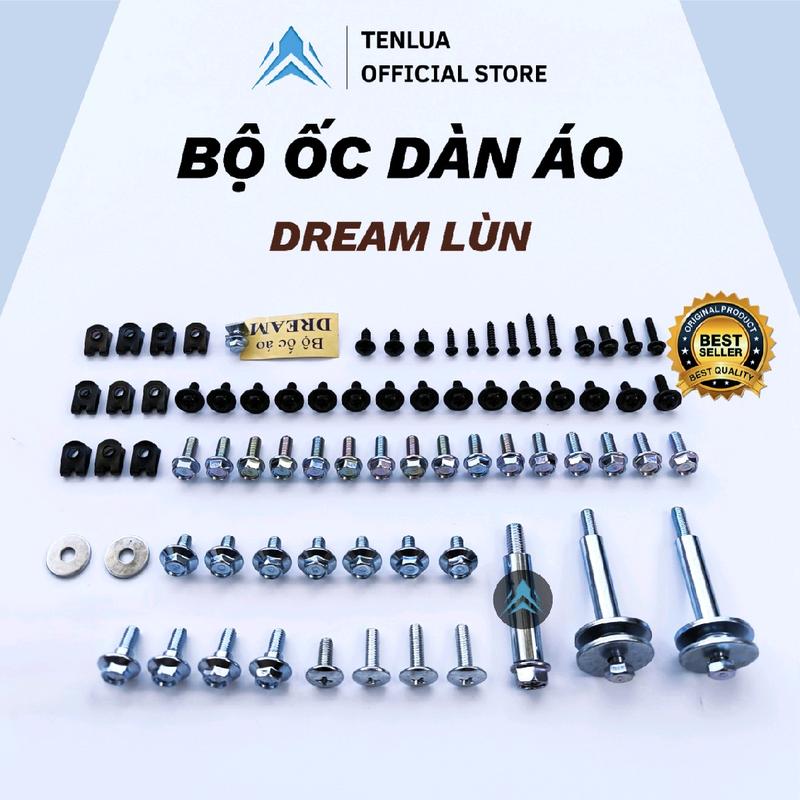 Bộ ốc lắp dàn ốc áo xe Dream Lùn - Dream Thái - Dream Việt Phụ Tùng - Phụ Kiện