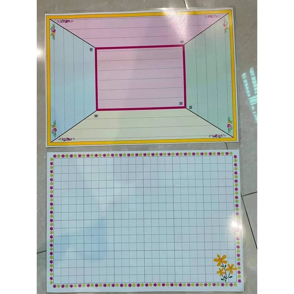 Khăn trải bàn - Hỗ trợ dạy học. chất liệu ép plastic, kích thước khổ a3, a2 (giáo cụ dạy học)