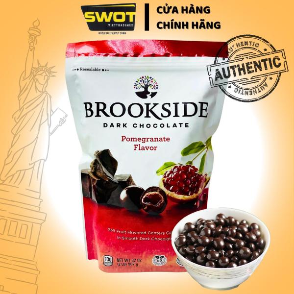 Socola Nhân Lựu Brookside 907g Cao Cấp Chính Hãng Mỹ, Chocolate Nhân Trái Cây Thơm Ngon, Sôcôla Dinh Dưỡng Ngọt Nhẹ, Đồ Ăn Vặt Socola dang Thức Ăn Food - SWOT