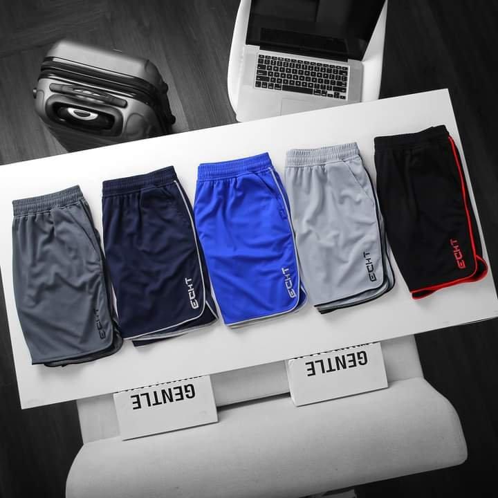 [ECHT] Quần đùi nam. quần short nam thun mè thái thoáng mát, thể thao, chạy bộ, đạp xe, tập GYM co giãn 4 chiều.. Menswear Cotton