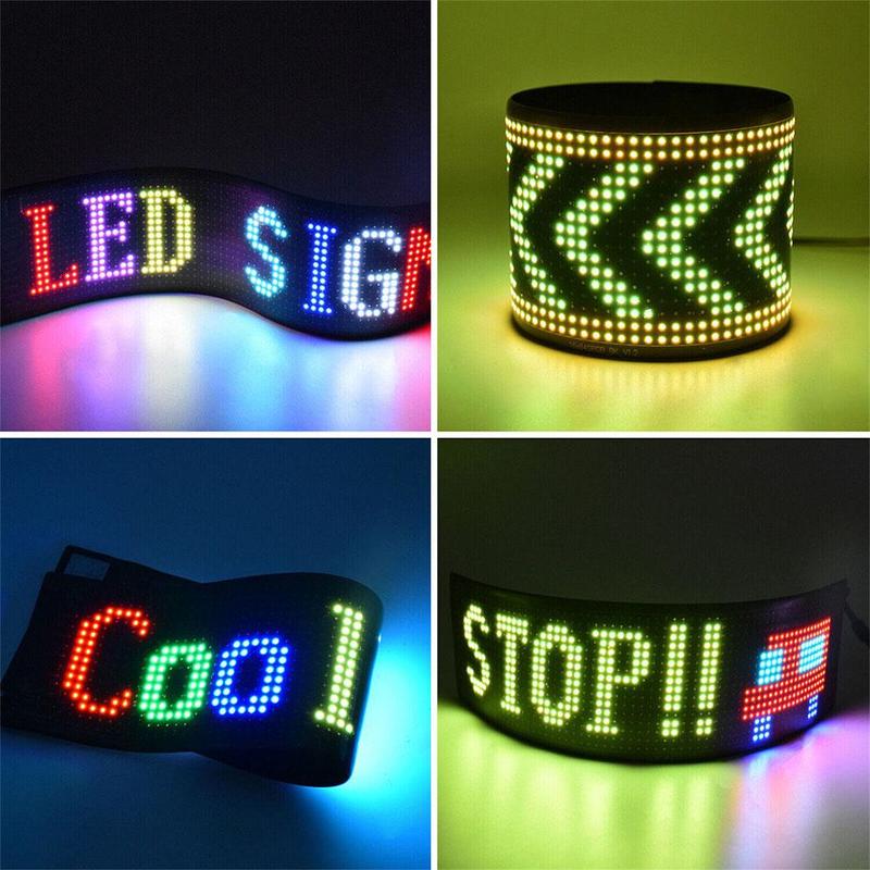 Product Introduction of Car LED Sign Bluetooth APP Control LED Message Scrolling Display Board F 18
