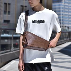 New Men's Chest Bag Crossbody Bag High-End Sports Casual Shoulder Bag Messenger Bag Large Capacity Men's Bag Suitable for Travel, Business Trips, Sports, Cycling, Commuting