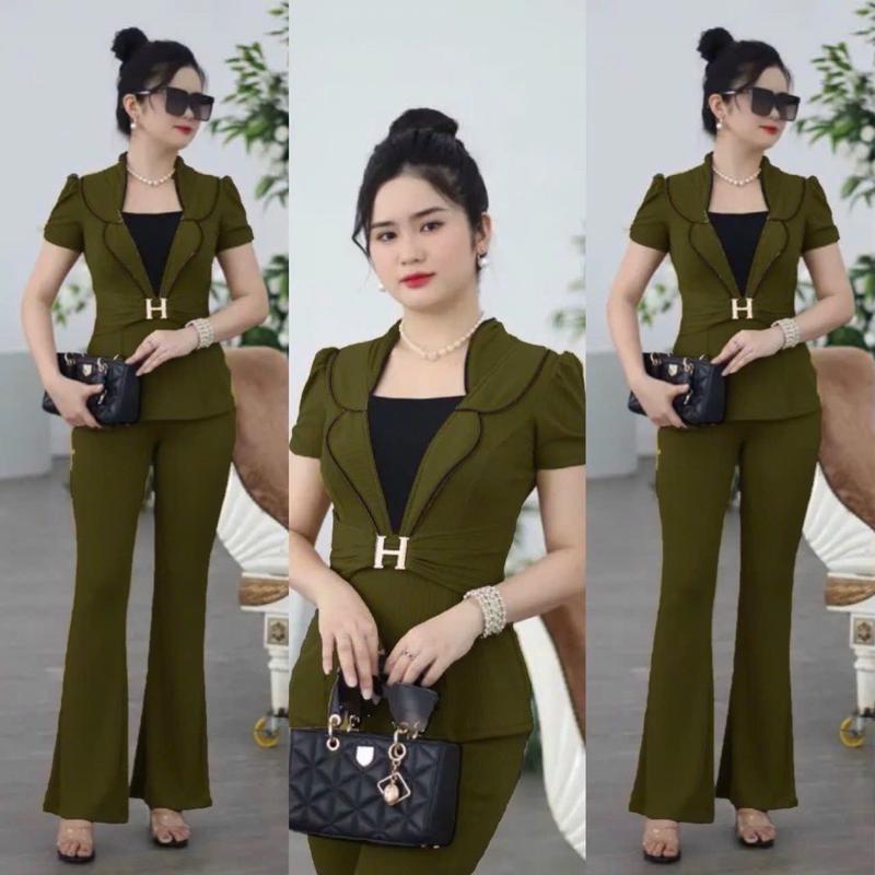 Product Introduction of Mã [X107]: set bộ thun xốp nhật mặc nhà, đi chợ, đi chơi cho chị em 18