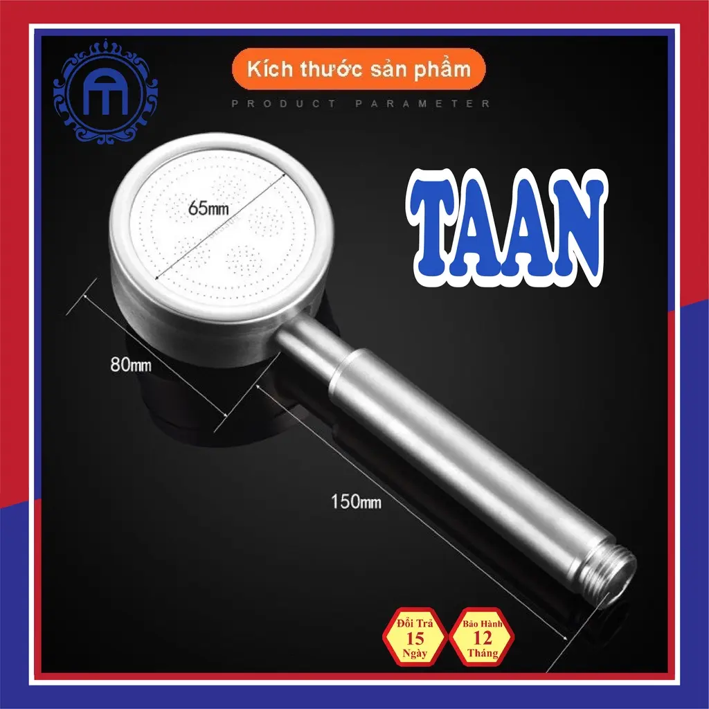 Vòi hoa sen tăng áp tắm inox 304 VS04 cao cấp