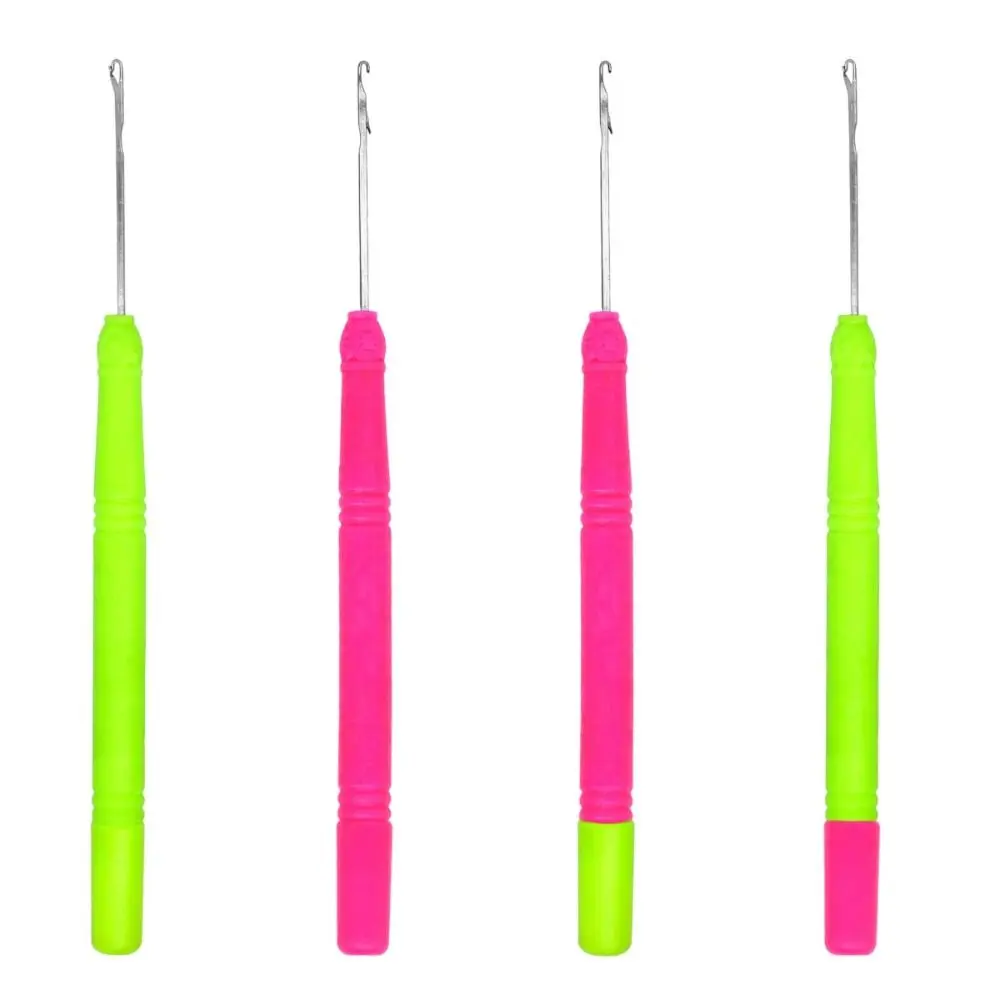 2PCS Yarn Sewing Tools Micro Hook Crochet Needle Hair Extension Sturdy Knitting Hooks Durable DIY Crochet Hook Tools for Making Dreadlock