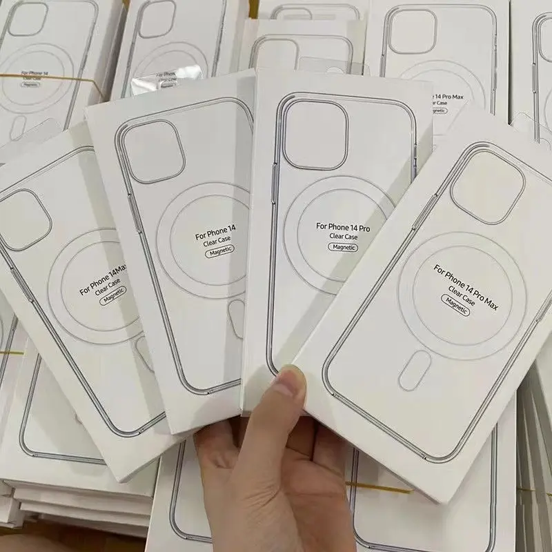 Applicable to Iphone16pro Apple Magnetic Phone Case 14/15 plus with Animation 13 Transparent 12 All-Inclusive Acrylic 11