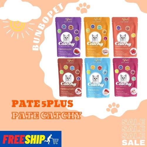 Pate Cho Mèo 5Plus Catchy Gói 70g - Pate Catchy Cho Mèo (Sản Xuất Việt Nam)