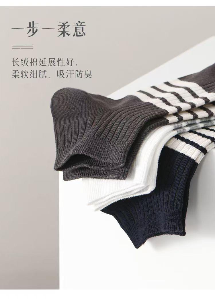 Product Introduction of Vớ Ngắn, Dành Cho Nam Giới, Chống Mùi Hôi, Thấm Hút Mồ Hôi, Ống Ngắn, Thoáng Khí, Thích Hợp Cho Mùa Xuân Và Mùa Hè, Mỏng, Vớ Thuyền Thể Thao, cổ xẻ Sâu, Phong Cách Ins 13