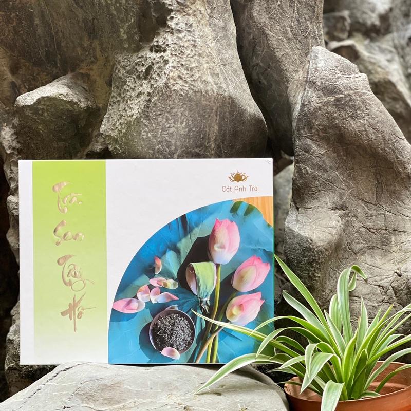 Hộp 6 bông Trà sen Tây Hồ sấy thăng hoa