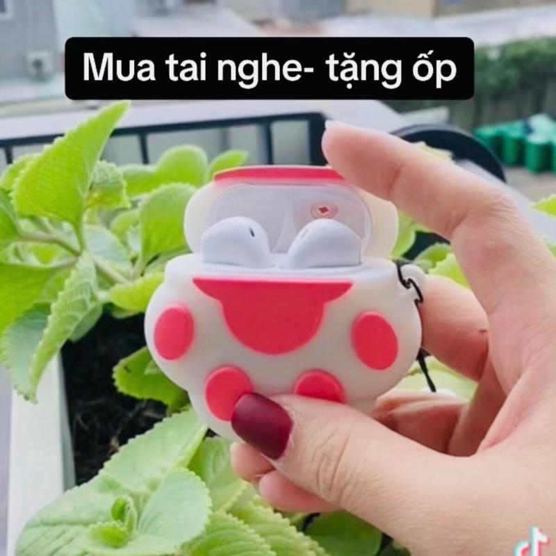 (Tặng kèm ốp )TAI NGHE BLUTOOT TAI NGHE KHÔNG DÂY-BAO HANH 12 THÁNG Nhét Tai Kem Nghe Nhạc Earphone tainghe bluetooth r06 hảiphòng iphone headphones 1