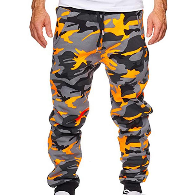 Quần Jogger Rằn Ri Cho Nam, Quần Túi Hộp Có Dây Mắt Cá Chân, Eo Trung Bình, Cho Mùa Thu 7