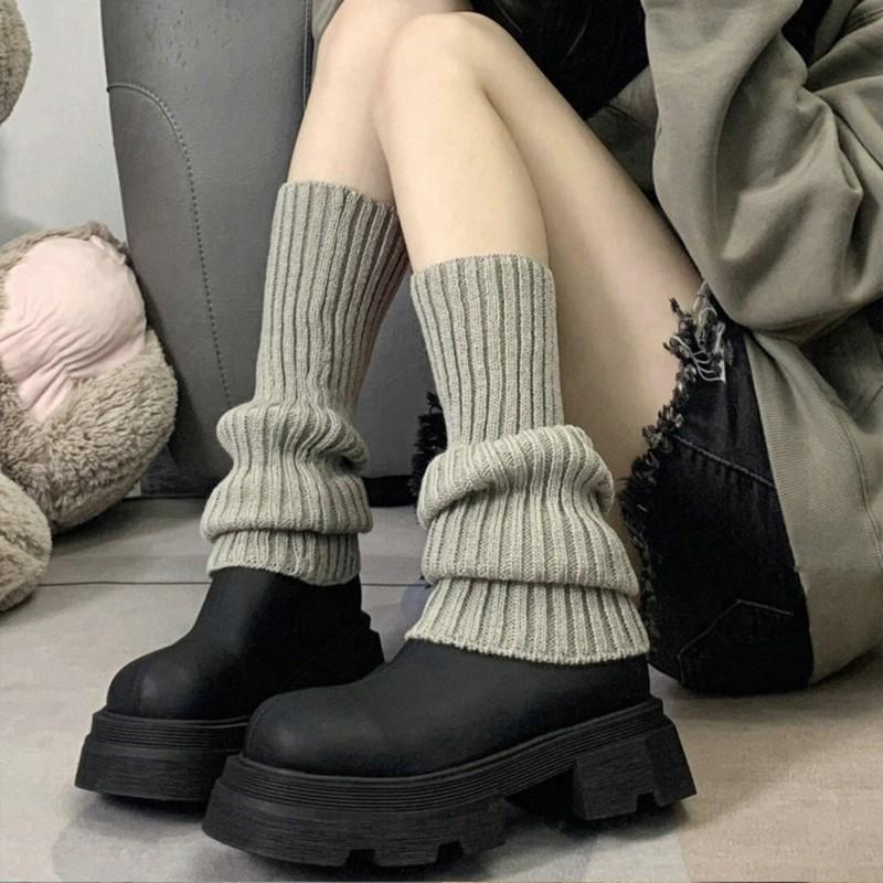 Product Introduction of Vớ Dệt Kim Ấm Áp, Phong Cách Preppy JK, Dài Qua Đầu Gối, Giữ Ấm Chân, Dành Cho Nữ, Thích Hợp Cho Mùa Thu Và Mùa Đông, Vớ Dài Lolita, 42cm 19