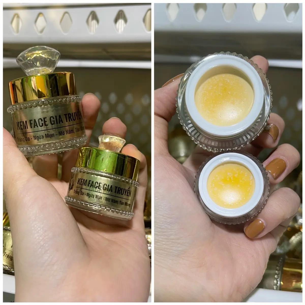 KEM FACE GIA TRUYỀN COLLAGEN hỗ trợ làm trắng da, mờ thâm nám, tàn nhang hủ 7g; hủ 18g Làm Đẹp Da Chăm Sóc Da  Dưỡng Ẩm Da
