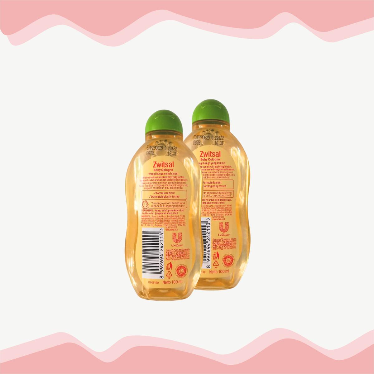 Zwitsal Baby Cologne Canola Oil Floral Kisses 100 ml Bayi Kulit.