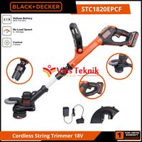 Gambar Black + Decker Mesin Potong Rumput Senar Baterai Cordless String Grass Trimmer STC1820EPCF-B1 dari Vins Teknik Bekasi Kota Bekasi 4 Tokopedia