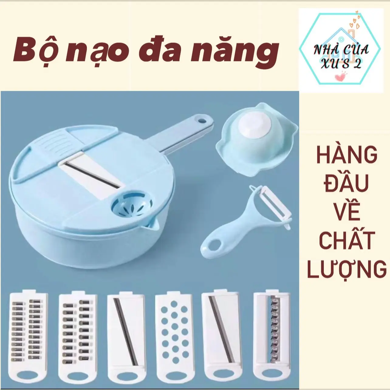 Bộ Dụng Cụ Nạo Bào Rau Củ Quả Đa Năng Siêu Tiện Lợi An Toàn Không Lo Đứt Tay máy  bào