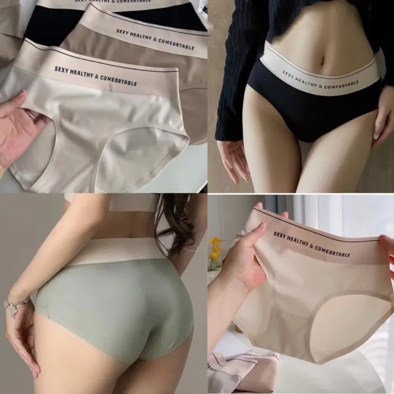 Quần lót nữ su đúc không đường may không lộ viền chống tụt chíp Women áo  ngực 0