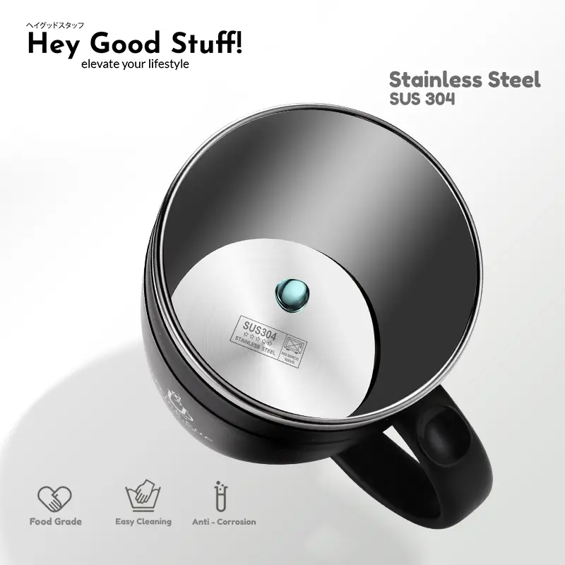 MUG GELAS KOPI ATAU TEH AESTHETIC STAINLESS STEEL 304 ANTI TUMPAH 500ML minuman plastik 3