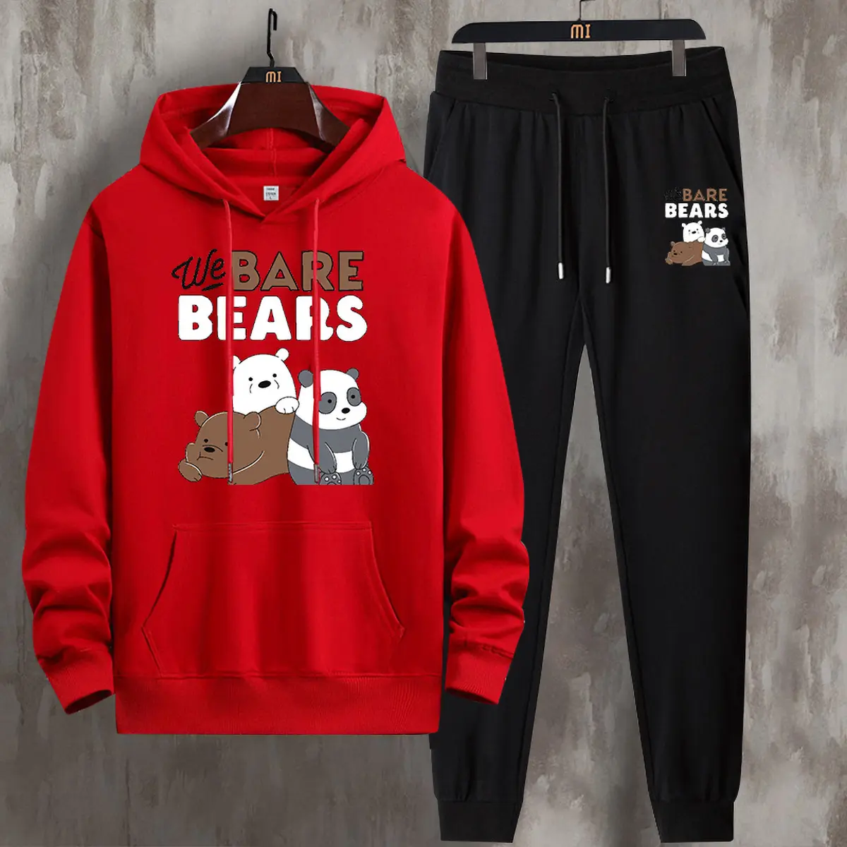 (สิงค้าพร้อมส่งจากไทย) ชุดเซ็ทเสื้อฮู้ดแขนยาว+กางเกงขายาว ผ้านุ่มใส่สบาย ลายสวยน่ารักแฟชั่นนานาชาติ#L04+CKH04B