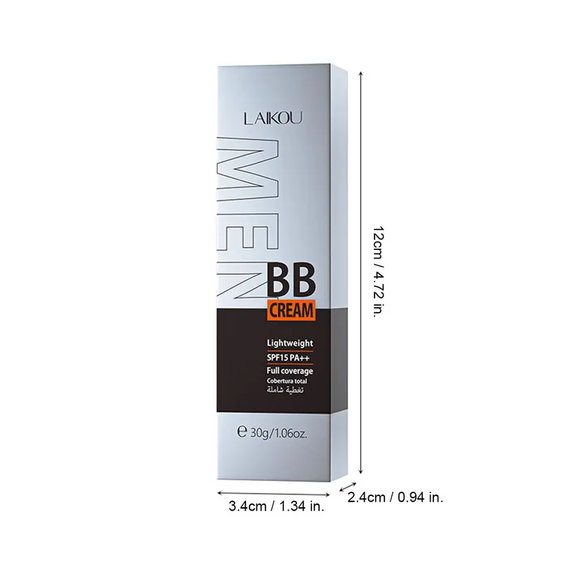 Long-lasting Liquid Foundation, Moisturizing Full Coverage Foundation, Lightweight Concealer Foundation For Men 1