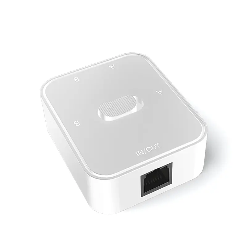 Bộ Chọn Chuyển Đổi LAN CAT6, 2 Cổng RJ45, Tốc Độ 1000Mbps, 2 Trong 1 Ra / 1 Trong 2 Ra, Bộ Chia Mạng RJ45, Chuyên Nghiệp