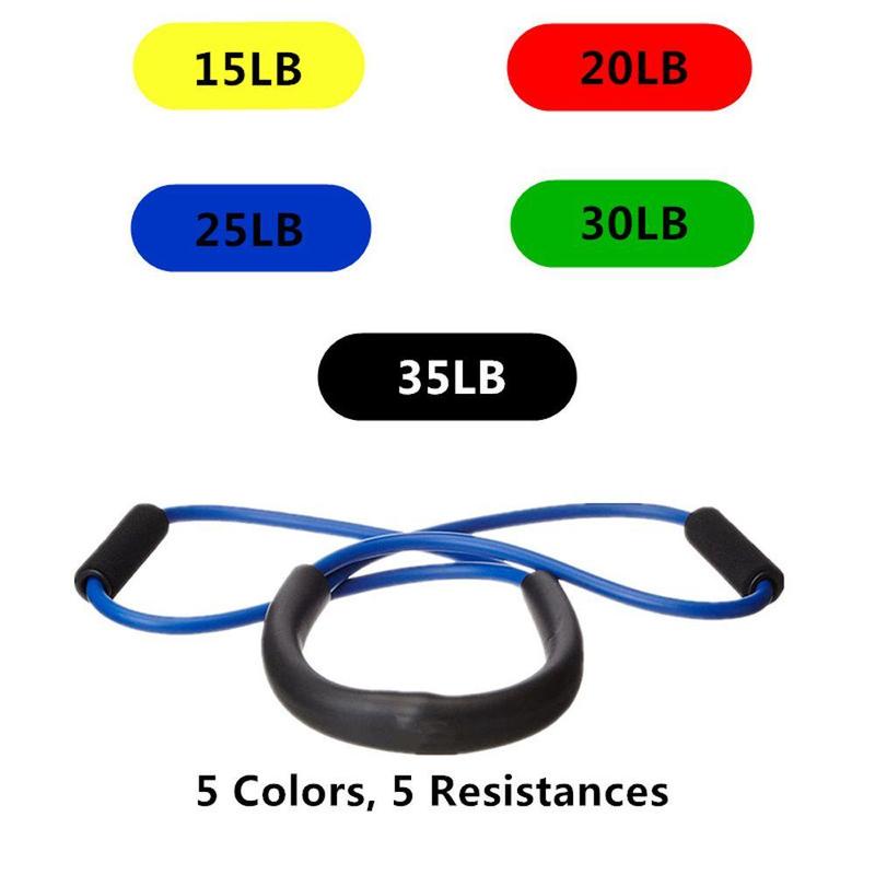 CENPAI Boxing Resistance Band Weight Loss 15/20/25/30/35 Pounds Arm Strength Pull Rope Exercise Training Expander Yoga Elastic Band 2
