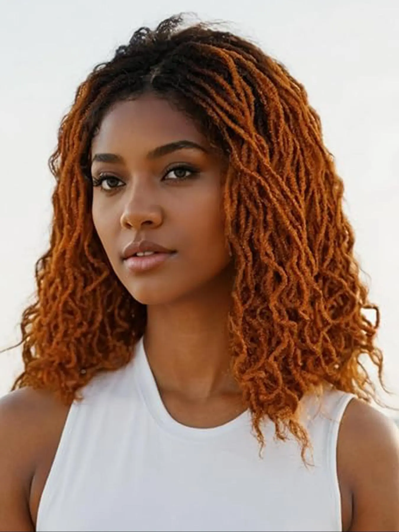 14 Inch Short Curly Wigs for Women, Gorgeous Fluffy Braided Wigs with Bangs, Synthetic Full Lace Wigs for Party, Daily Use