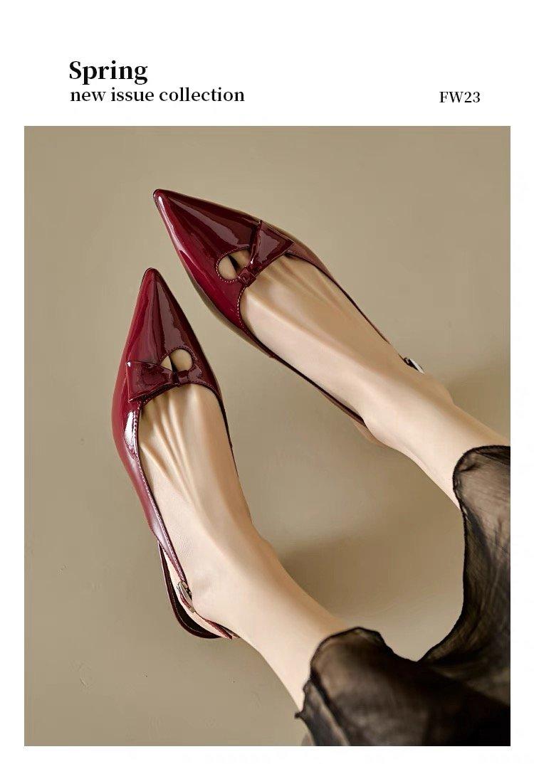 Product Introduction of Pointy heels for women Rubber buckle 18