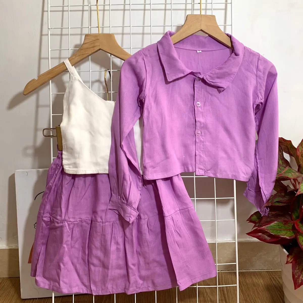 Lokawear | Setelan rok anak perempuan lengan panjang lyora Fashion