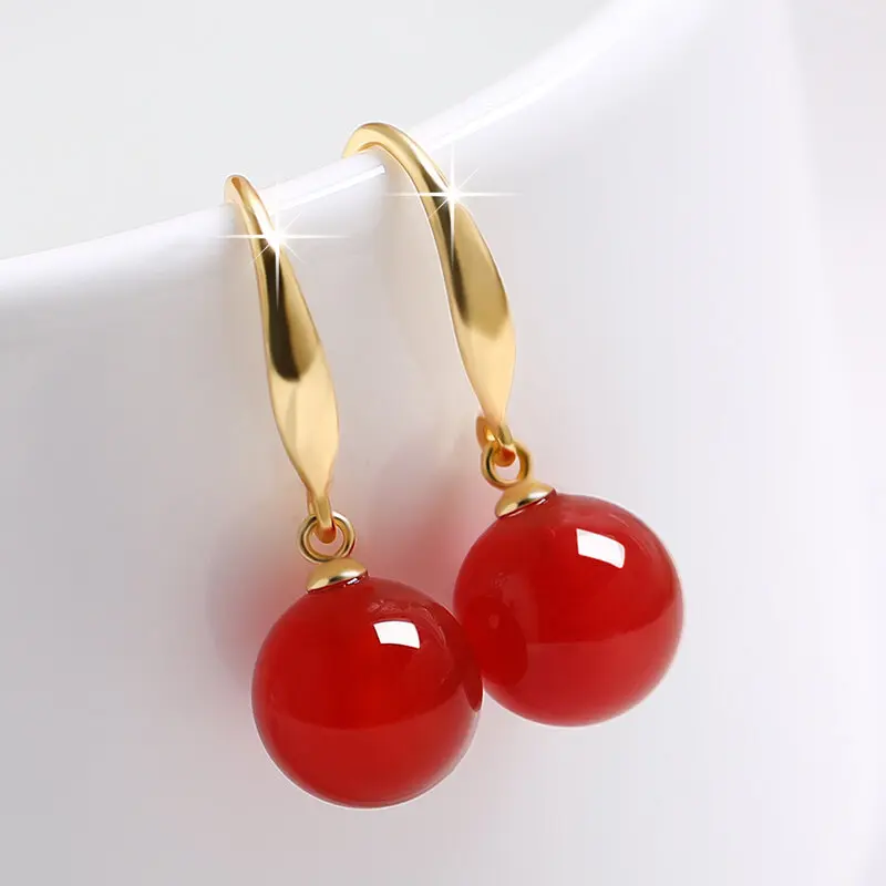 Bông Tai Thả Bạc Sterling, Thiết Kế Ngọc Bích Và Abalone, Chống Dị Ứng, Móc, Phong Cách Cổ Điển Cao Cấp, Trang Phục Hàng Ngày, Thời Trang Tươi Mới, Trang Sức Nữ, 999 3