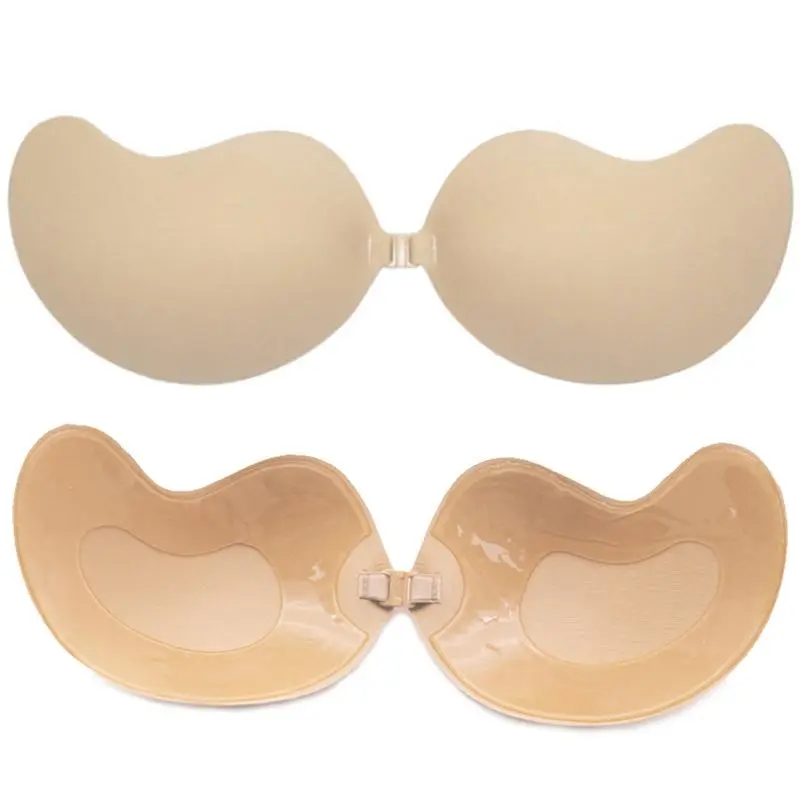 Skin Bra Invisible Bra Push up Chest Paste Sexy Breast Pasty Invisible Mango Silicone Chest Sticker for Women Soft Womenswear nipple  covers
