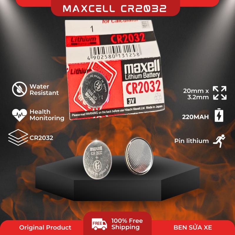  PIN CHÌA KHÓA ĐIỀU KHIỂN SMARTKEY SH VISION LEAD AB PCX VARIO CMOS Maxxell CR2032 - 2032 Lithium 3v 