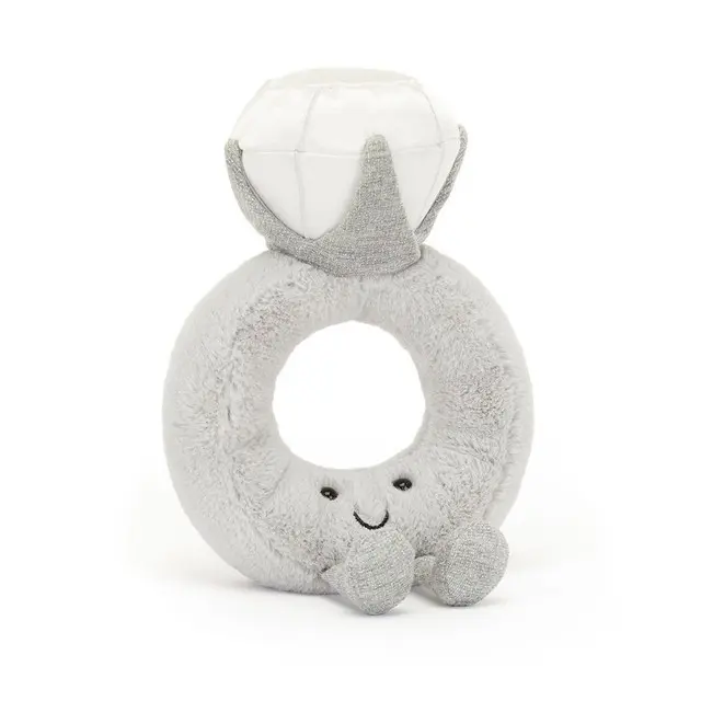Jellycat Wedding Series Diamond Proposal Ring Fun Cute Plush Toy Girl Gift Doll Doll